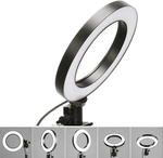 Iluminador-Led-Circular-10--Ring-Light-Live-26cm-USB-com-Tripe-e-Suporte-de-Celular