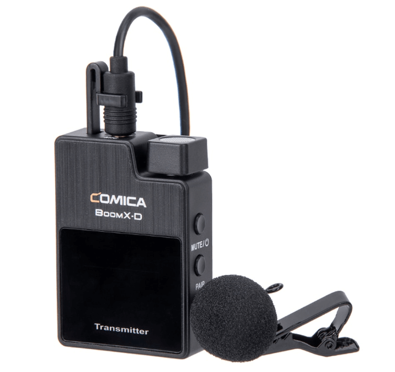 Sistema-Wireless-Digital-Microfone-Comica-Audio-BoomX-D-D1-Sem-Fio-Ultra-Compacto-para-Cameras-Mirrorless---DSLR--2.4GHz-