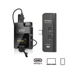 Sistema Wireless Digital Microfone Comica BoomX-D UC1 Sem Fio Ultra Compacto USB-C para SmartPhones Android