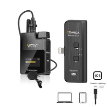 Sistema Wireless Digital Microfone Comica BoomX-D MI1 Sem Fio Ultra Compacto para SmartPhones IOS (Conector Lightning)