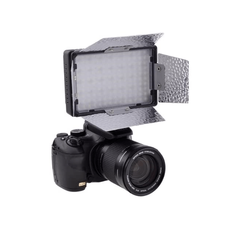 Iluminador-Led-CN-140-Video-Light-DV-com-Bateria-Interna-para-Cameras-e-Filmadoras