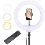 Iluminador-Led-Circular-12.5--Dimmable-36W-Ring-Light-Live-32cm-com-Controle-Remoto-Tripe-e-Suporte-SmartPhone-