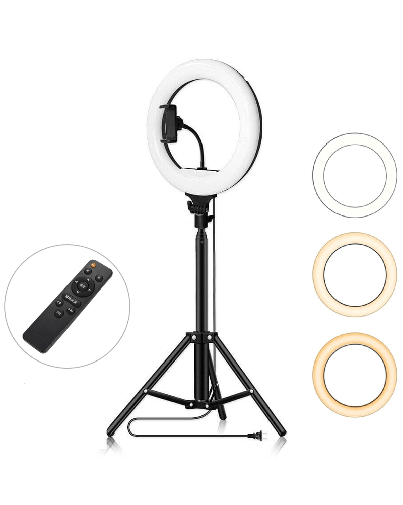 Iluminador-Led-Circular-12.5--Dimmable-36W-Ring-Light-Live-32cm-com-Controle-Remoto-Tripe-e-Suporte-SmartPhone-