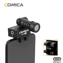 Microfone Shotgun para SmartPhones Comica CVM-VS09TC Cardióide Android USB-C