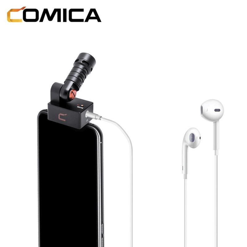 Microfone-Shotgun-para-SmartPhones-Comica-CVM-VS09TC-Cardioide-Android-USB-C