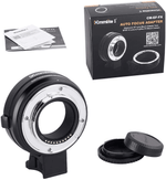 Adaptador-Commlite-de-Lente-Canon-EF---EF-S-para-Camera-FujiFilm-X-Mount-com-Autofoco-Eletronico--CM-EF-FX-