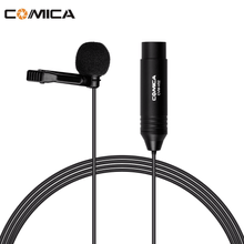 Microfone Lapela Comica CVM-V02O Omnidirecional com Conector XLR (1.8m)