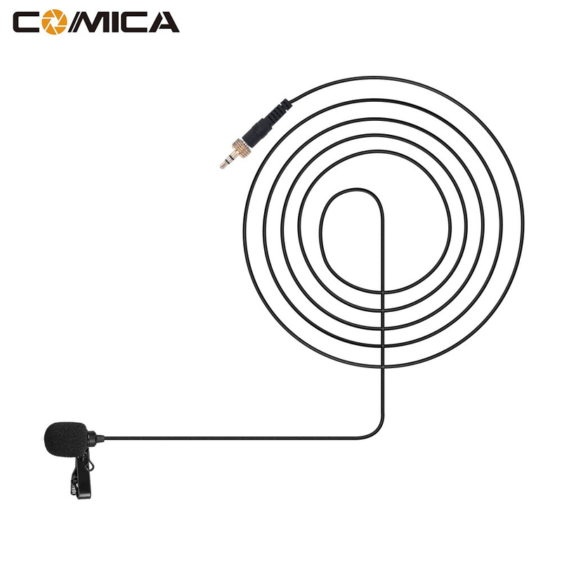 Microfone-de-Lapela-Comica-CVM-M-C1-Cardioide-para-Transmissores-Sennheiser-e-Comica-