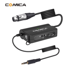 Interface Pré-Amplificadora Comica Linkflex AD1 XLR-3.5mm para Câmeras e SmartPhones