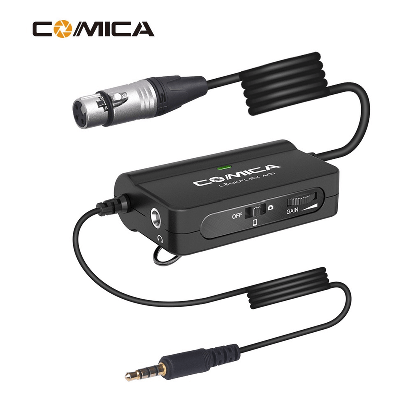 Interface-Pre-Amplificadora-Comica-Linkflex-AD1-XLR-3.5mm-para-Cameras-e-SmartPhones