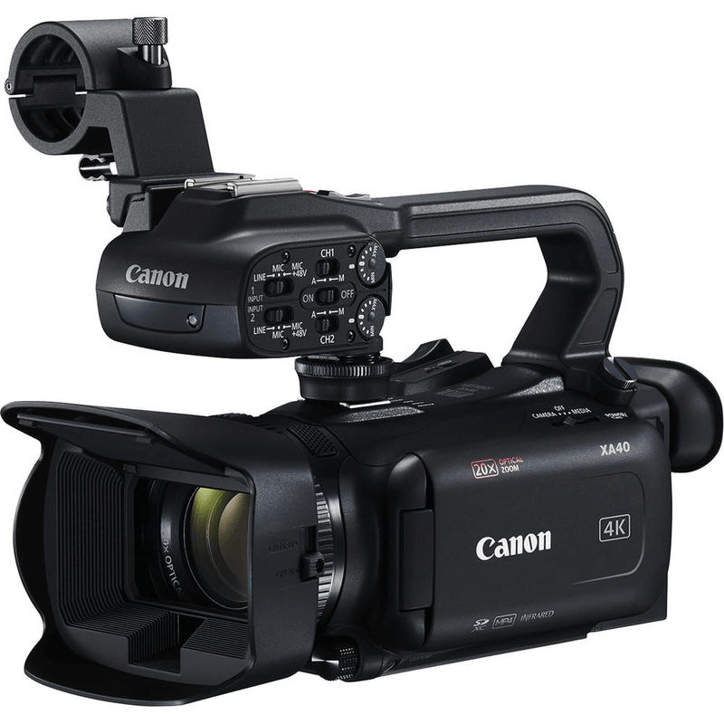 Filmadora-Canon-XA40-UHD-4K-Profissional-Zoom-Optico-20x-HD