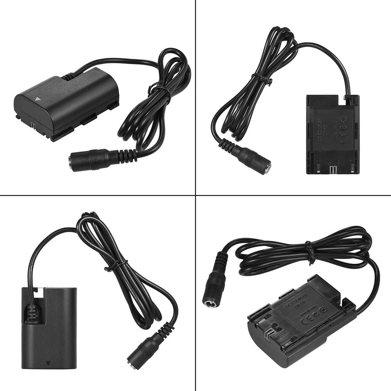 Adaptador-Acoplador-DC-DR-E6---Bateria-LP-E6-para-Cameras-Canon