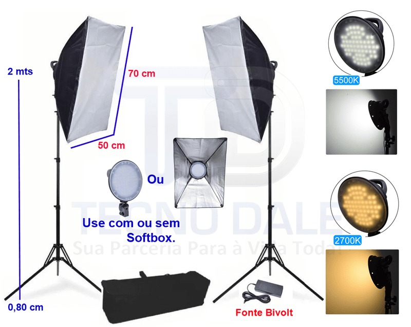 Kit-Iluminacao-Luz-Continua-Softbox-com-Led-Circular-45W-Dimmer-para-Estudio--Bivolt-