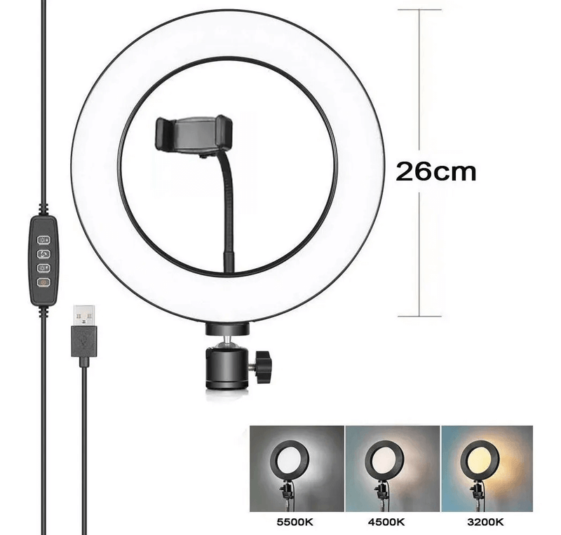 Kit-2x-Iluminadores-Led-Ring-Light-de-10----Ring-Light-6--com-Mini-Tripe-e-Suporte-de-Celular