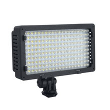 Iluminador Led Sun Gun CN-LUX2200 200Leds Video Light Bi-Color 3200K-5400K para Filmadoras e Câmeras