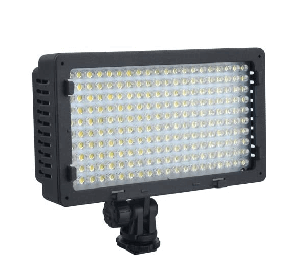 Iluminador-Led-Sun-Gun-CN-LUX2200-200Leds-Video-Light-Bi-Color-3200K-5400K-para-Filmadoras-e-Cameras