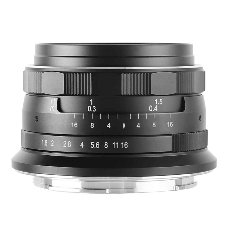 Lente Meike 25mm f/1.8 Manual para Sony E-Mount