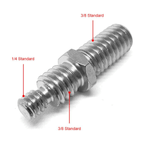 Parafuso-Adaptador-de-Tripe-de-1-4--e-3-8--para-Montagem-de-Cabeca-e-Cameras