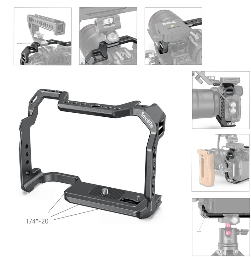 Gaiola-Cage-SmallRig-2982-para-Canon-EOS-R6-e-R5