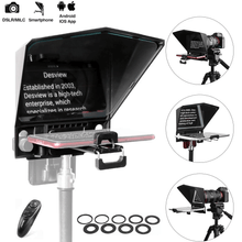 Teleprompter Portátil SmartPhone T2 Visor HD para DSLR e Mirrorless