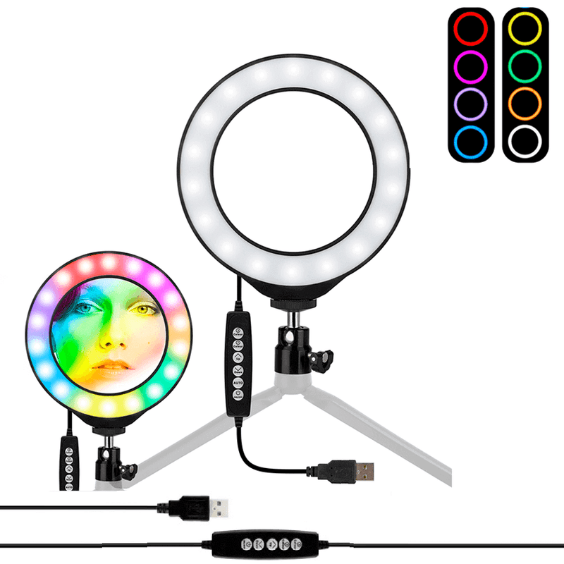 Iluminador-Led-Circular-8--MJ20-RGB-25W-Soft-Ring-Light-Live-20cm-USB-com-Mini-Tripe-e-Suporte-SmartPhone