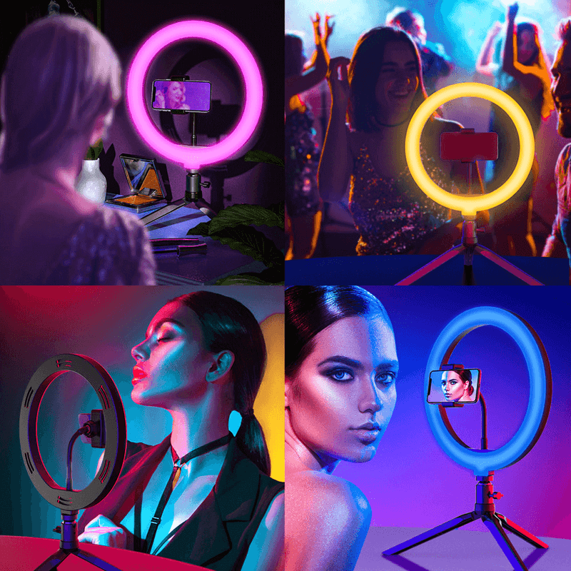 Iluminador-Led-Circular-8--MJ20-RGB-25W-Soft-Ring-Light-Live-20cm-USB-com-Mini-Tripe-e-Suporte-SmartPhone