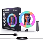 Iluminador-Led-Circular-8--MJ20-RGB-25W-Soft-Ring-Light-Live-20cm-USB-com-Mini-Tripe-e-Suporte-SmartPhone