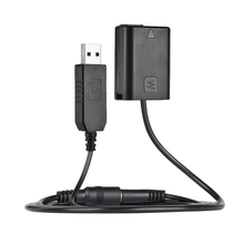 Adaptador Dummy de Bateria NP-FW50 com Cabo USB Inteligente para Power Bank (Bivolt)