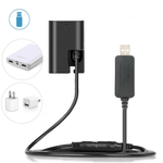 Adaptador-Dummy-Bateria-LP-E6---DR-E6-com-Cabo-USB-Inteligente-para-Power-Bank--Bivolt-