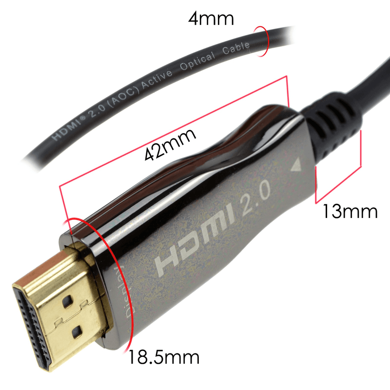 Cabo-Fibra-Optica-Ativo--AOC--Hdmi-2.0-4K-60Hz---18Gbps-de-Alta-Velocidade---10m