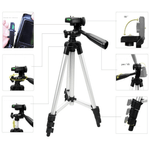 Tripe-Portatil-HM3110A-com-Cabeca-3-Vias-360°-de-1-Metro-com-Suporte-Celular--Prata-