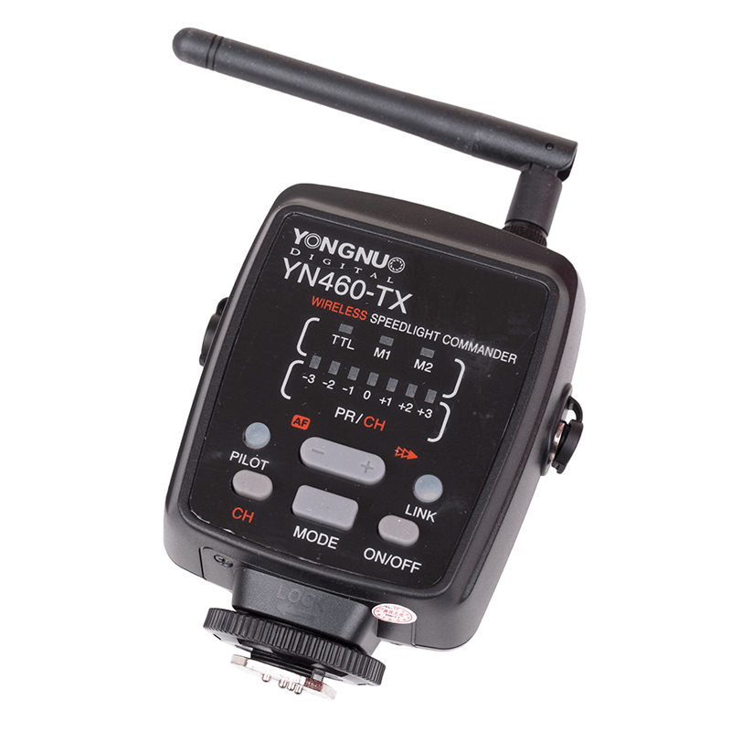 Transmissor-Commander-Speedlight-Yongnuo-YN460-TX-para-Flash-Canon-TTL-