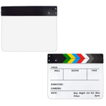 Claquete-Diretor-Clapper-Board-1.8-Acrilico-com-Varas-Coloridas--Branca-