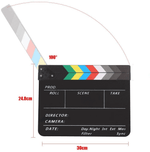 Claquete-Diretor-Clapper-Board-1.8-Acrilico-com-Varas-Coloridas--Preta-