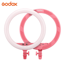 Iluminador Circular LED Godox LR150 18" / 46cm Ring-Light 38w Bi-Color (Rosa)