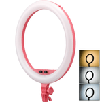 Iluminador-Circular-LED-Godox-LR150-18----30cm-Ring-Light-38w-Bi-Color--Rosa-