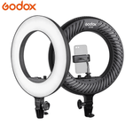 Iluminador-Led-Circular-Godox-LR180-14--Ring-Light-27w-com-Fonte-e-Suporte-de-Celular