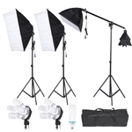 Kit-Iluminacao-Estudio-Softbox-50x60cm-8x-Lampadas-55w-e-1x135w-Girafa-e-Tripes-de-Iluminacao--110V-