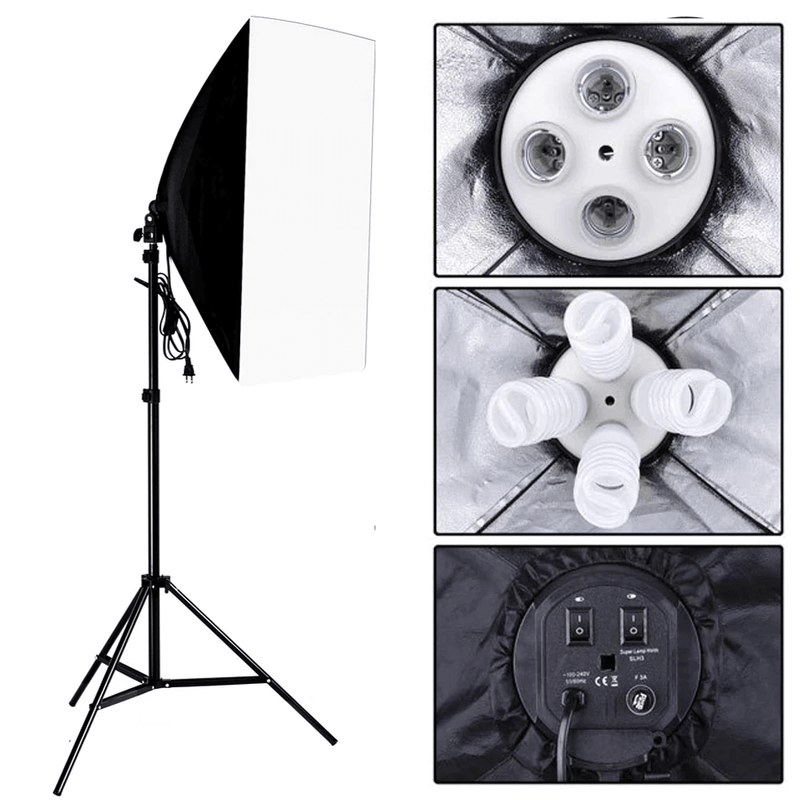 Kit-Iluminacao-Estudio-Softbox-50x60cm-8x-Lampadas-55w-e-1x135w-Girafa-e-Tripes-de-Iluminacao--110V-