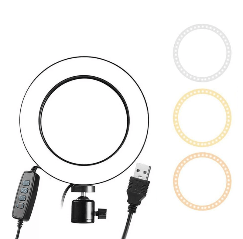 Iluminador-Led-Circular-10--Ring-Light-Live-USB-com-Suporte-de-Celular