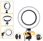 Iluminador-Led-Circular-10--Ring-Light-Live-USB-com-Suporte-de-Celular