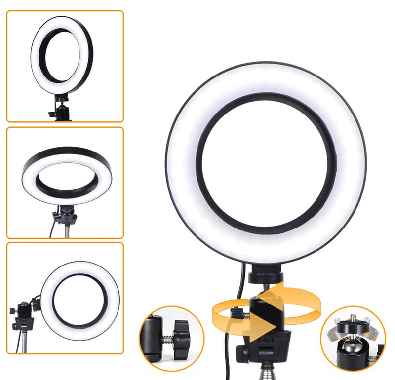 Iluminador-Led-Circular-10--Ring-Light-Live-USB-com-Suporte-de-Celular