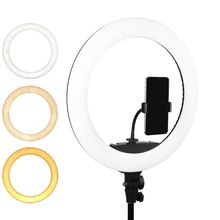 Iluminador Circular Led Ring Light 18" / 46cm 65W USB com Fonte, Suporte SmartPhone e Bolsa