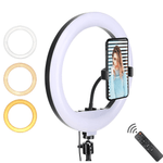 Iluminador-Circular-Led-320A-Ring-Light-12----35cm-30w-com-Controle-Remoto-Suporte-SmartPhone-e-Fonte-Bivolt