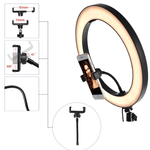 Iluminador-Circular-Led-320A-Ring-Light-12----35cm-30w-com-Controle-Remoto-Suporte-SmartPhone-e-Fonte-Bivolt