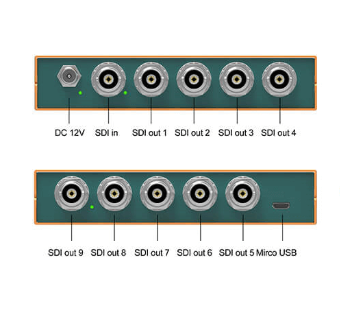 Distribuidor-SDI-1x9-NEOiD-Mini-Conversor-3G-HD-SD-SDI