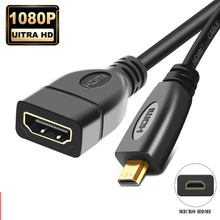 Cabo Adaptador Micro-HDMI X HDMI (Fêmea) de 30cm