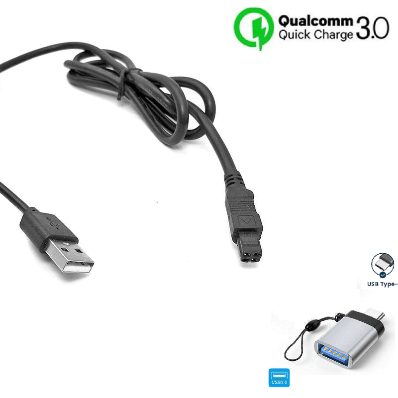 Cabo-de-Alimentacao-CA-EH-5-USB-3.0-com-Adaptador-USB-C-para-Cameras-Nikon