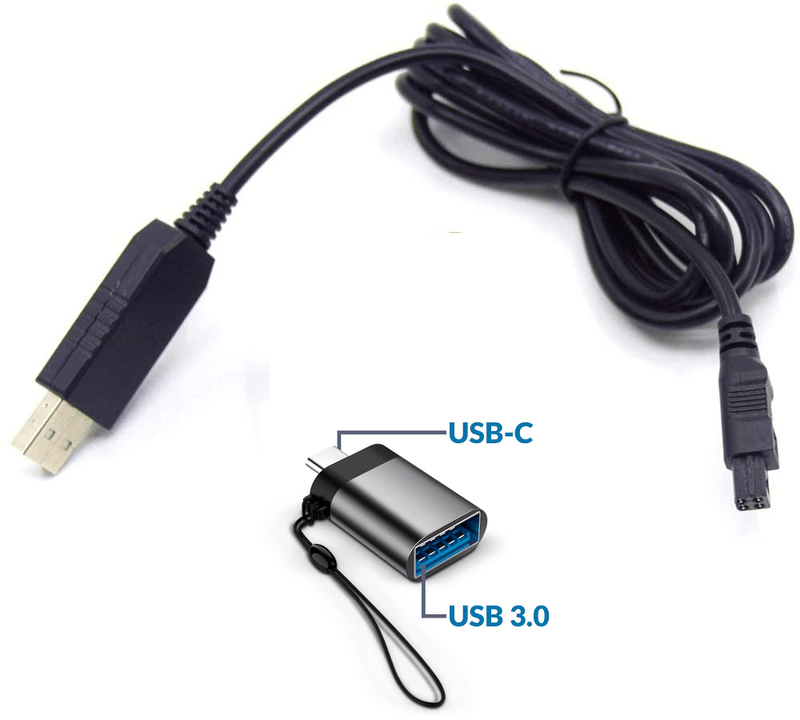 Cabo-de-Alimentacao-CA-EH-5-USB-3.0-com-Adaptador-USB-C-para-Cameras-Nikon