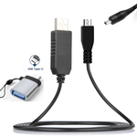 Cabo-de-Alimentacao-CA-AA-E6-USB-3.0-com-Adaptador-USB-C-para-Filmadoras-Samsung